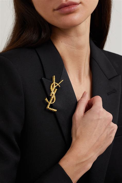 yves Saint Laurent brooch